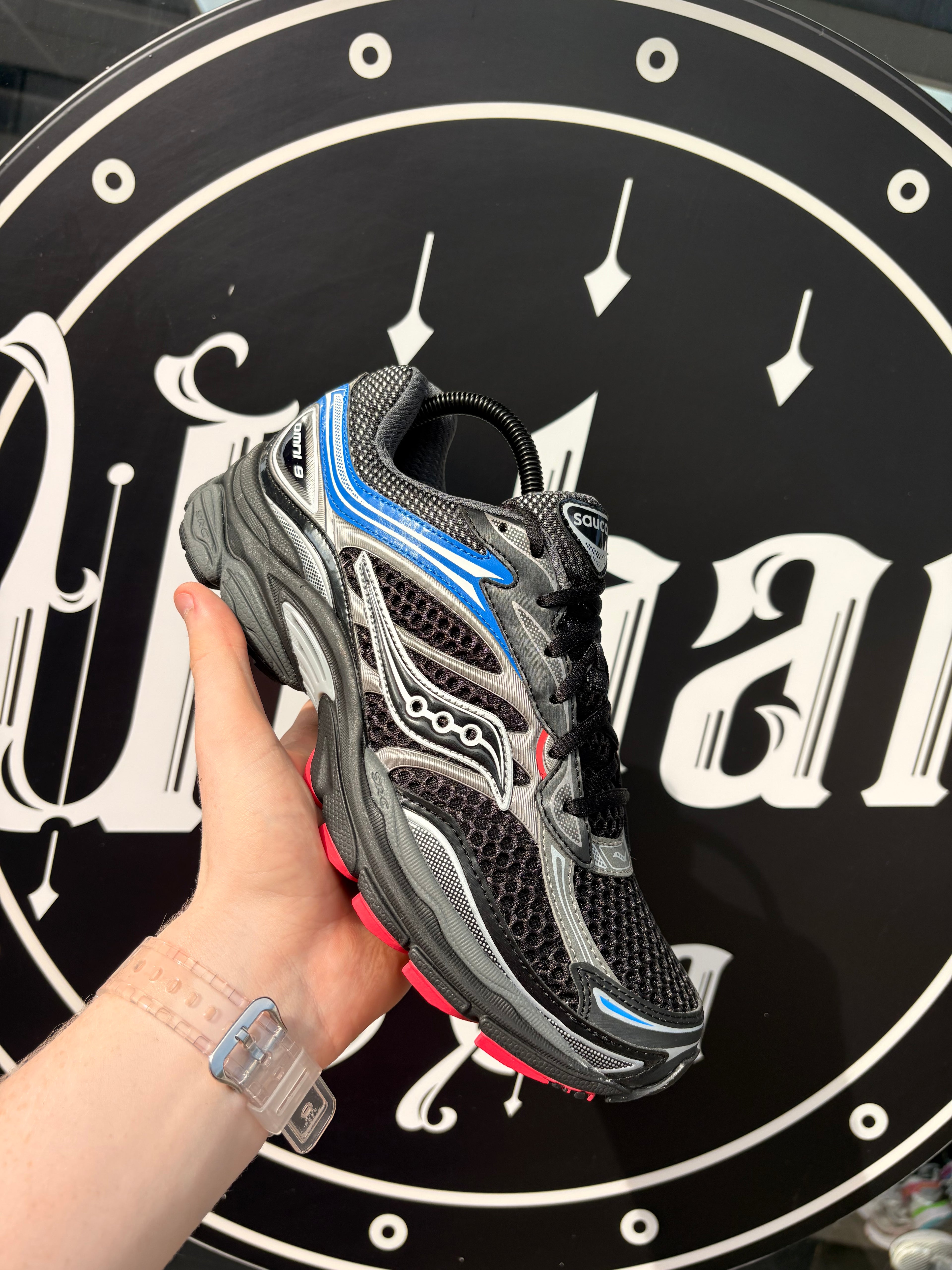 Saucony omni 9 - ‘blue/red’